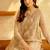 Designer roman silk blend embroidered top  bottom & net dupatta set