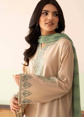 Designer heavy roman silk blend embroidered top  palazzo & dupatta set 3