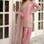 Pure nc moss silk blend embroidered top  farshi palazzo & dupatta set