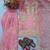 Pure nc moss silk blend embroidered top  farshi palazzo & dupatta set