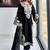 Designer black nylon organza silk blend embroidered top  satin palazzo & dupatta set