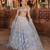 Sky Blue color Resham dori rainbow sequins work silk blend lehenga Choli Set 