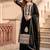 Black Color Embroidery Work  Faux Georgete Salwar Suit