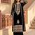 Black Color Embroidery Work  Faux Georgete Salwar Suit