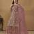 dusty pink premium semi-stitched sharara suit