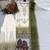 Green&white georgette readymade suit with embroidery & jarkhan work