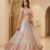Women's Rose Gold & Silver Sequin Embroidered Lehenga Choli Set with Net Dupatta