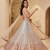 Women's Rose Gold & Silver Sequin Embroidered Lehenga Choli Set with Net Dupatta