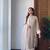 Cream Color Embroidery Work Silk Blend Salwar Suit