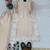 Cream Color Embroidery Work Silk Blend Salwar Suit