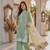 Light Green Color Embroidery Work Silk Blend Salwar Suit