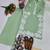 Light Green Color Embroidery Work Silk Blend Salwar Suit