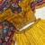 yellow color sequins thread work Chinon silk blend lehnga Choli Set