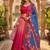 red color sequins thread work Chinon silk blend lehnga Choli Set