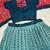 Teal Blue color sequins thread work Chinon silk blend lehnga Choli Set