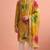 Men rangoli beads & thread work kurta set