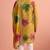 Men rangoli beads & thread work kurta set
