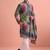 Men rangoli beads & thread work kurta set