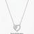 925 Sterling Silver Tree of Life CZ Heart Pendant Necklace for Women