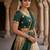 Beautiful South Indian Style Semi-Stitched Half Saree with Embroidery Work Blouse and Dupatta for Women