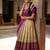 Beautiful South Indian Style Semi-Stitched Half Saree with Embroidery Work Blouse and Dupatta for Women