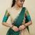 Beautiful South Indian Style Semi-Stitched Half Saree with  Blouse and Hand Work Dupatta for Women
