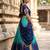 Beautiful South Indian Style Semi-Stitched Half Saree with Embroidery Work Blouse and Dupatta for Women
