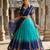 Beautiful South Indian Style Semi-Stitched Half Saree with Embroidery Work Blouse and Dupatta for Women