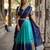 Beautiful South Indian Style Semi-Stitched Half Saree with Embroidery Work Blouse and Dupatta for Women
