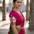Beautiful South Indian Style Semi-Stitched Half Saree with Embroidery Work Blouse and Dupatta for Women
