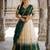 Beautiful South Indian Style Semi-Stitched Half Saree with Embroidery Work Blouse and Dupatta for Women