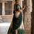 Beautiful South Indian Style Semi-Stitched Half Saree with Embroidery Work Blouse and Dupatta for Women