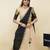 Beautiful South Indian Style Semi-Stitched Half Saree with  Blouse and Hand Work Dupatta for Women