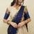 Beautiful South Indian Style Semi-Stitched Half Saree with  Blouse and Hand Work Dupatta for Women
