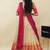Beautiful South Indian Style Semi-Stitched Half Saree with  Blouse and Hand Work Dupatta for Women