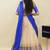 Beautiful South Indian Style Semi-Stitched Half Saree with  Blouse and Hand Work Dupatta for Women