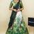 Beautiful South Indian Style Semi-Stitched Half Saree with Blouse and Dupatta for Women