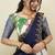 Beautiful South Indian Style Semi-Stitched Half Saree with Blouse and Dupatta for Women