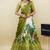 Beautiful South Indian Style Semi-Stitched Half Saree with Blouse and Dupatta for Women