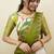 Beautiful South Indian Style Semi-Stitched Half Saree with Blouse and Dupatta for Women