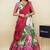 Beautiful South Indian Style Semi-Stitched Half Saree with Blouse and Dupatta for Women