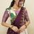 Beautiful South Indian Style Semi-Stitched Half Saree with Blouse and Dupatta for Women