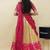 Beautiful South Indian Style Semi-Stitched Half Saree with Embroidery Work Blouse and Dupatta for Women