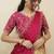 Beautiful South Indian Style Semi-Stitched Half Saree with Embroidery Work Blouse and Dupatta for Women