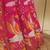 Beautiful South Indian Style Semi-Stitched Half Saree with Embroidery Work Blouse and Dupatta for Women