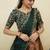 Beautiful South Indian Style Semi-Stitched Half Saree with Embroidery Work Blouse and Dupatta for Women