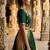 Beautiful South Indian Style Semi-stitched Half Saree with Embroidery Work Blouse and Dupatta for Women
