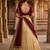 Beautiful South Indian Style Semi-stitched Half Saree with Embroidery Work Blouse and Dupatta for Women