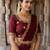 Beautiful South Indian Style Semi-stitched Half Saree with Embroidery Work Blouse and Dupatta for Women