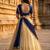 Beautiful South Indian Style Semi-stitched Half Saree with Embroidery Work Blouse and Dupatta for Women